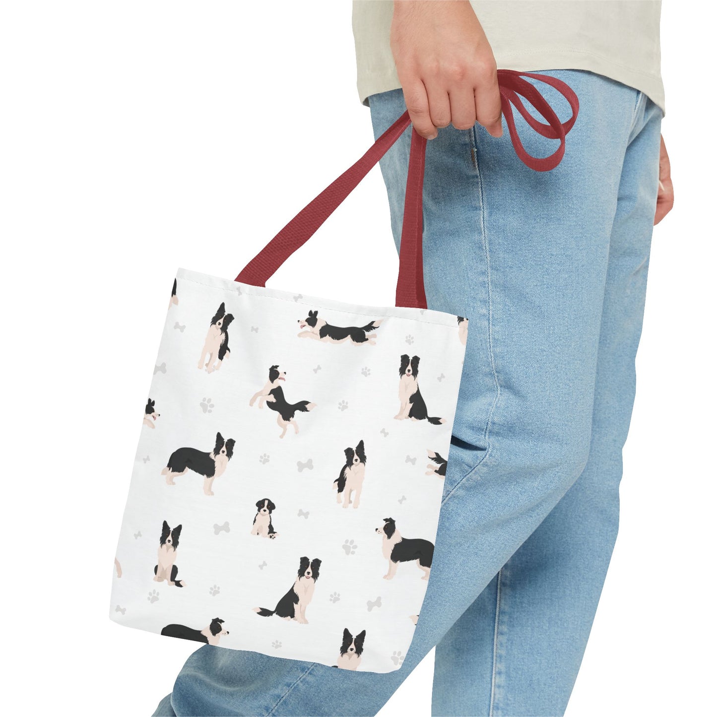 Border Collie Dog Tote Bag, Akita Dog Mom Gift