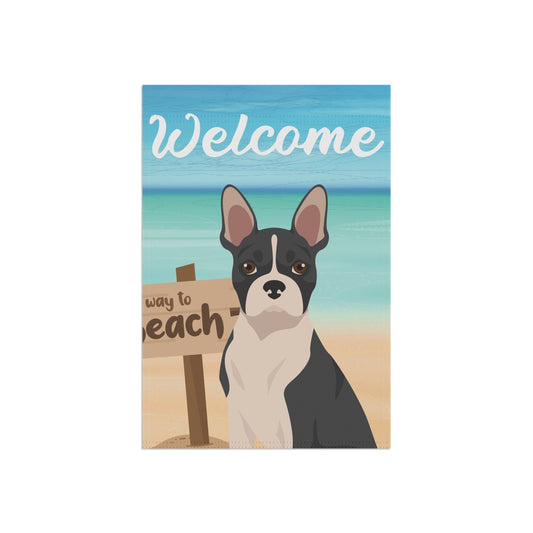 Boston Terrier Dog Garden Flag