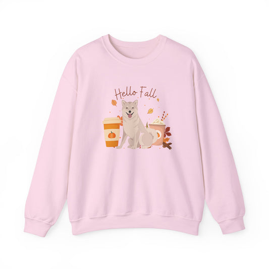 Shiba Inu Dog Fall Halloween Unisex Heavy Blend Crewneck Sweatshirt