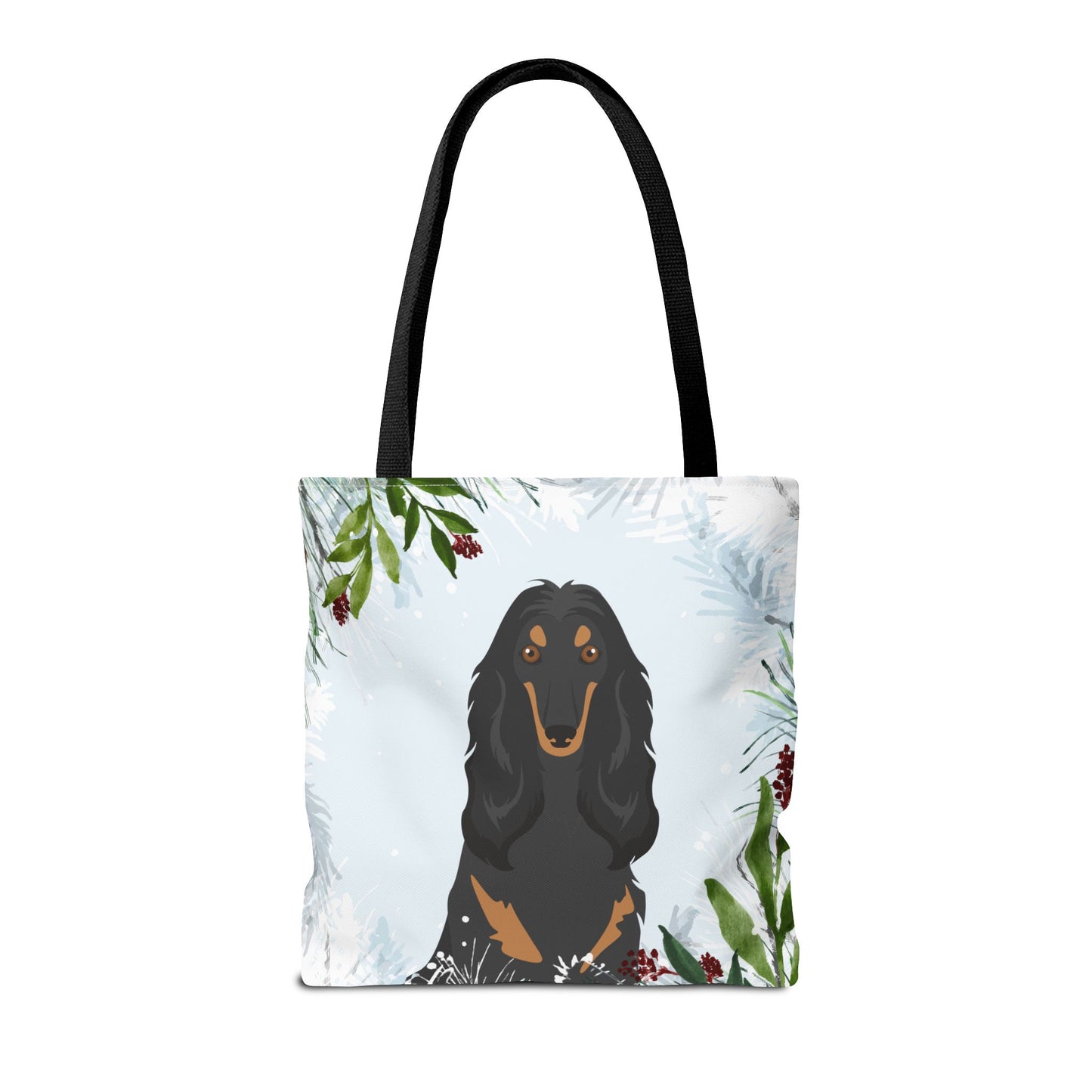 Afghan Hound Dog Christmas Holiday Tote Bag 16x16