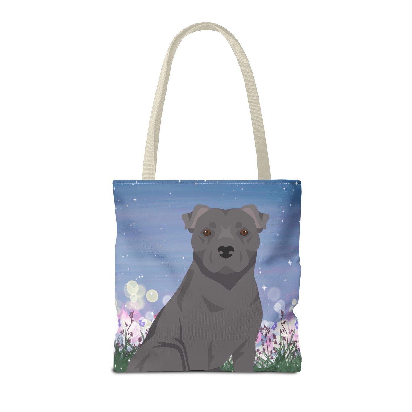Staffordshire Bull Terrier Dog Tote Bag 16x16