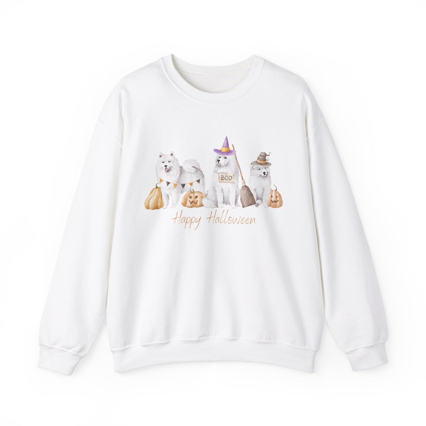 Samoyed Dog Halloween Unisex Heavy Blend Crewneck Sweatshirt