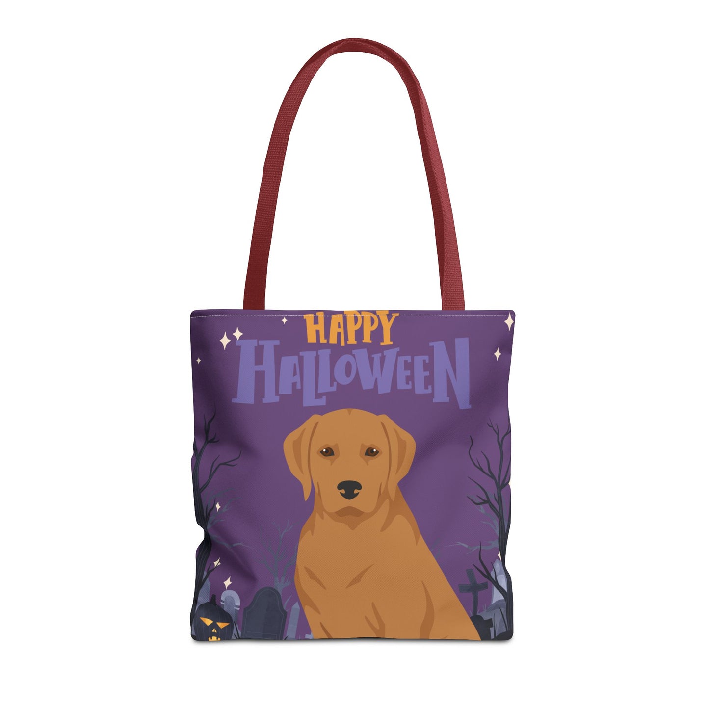 Labrador Retriever Dog Happy Halloween Tote Bag 16x16
