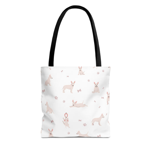 Bull Terrier Dog Tote Bag, Bull Terrier Dog Mom Gift