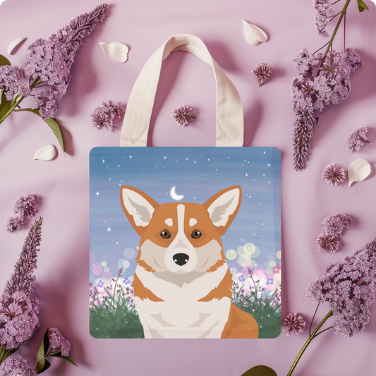 Pembroke Welsh Corgi Dog Tote Bag 13x13