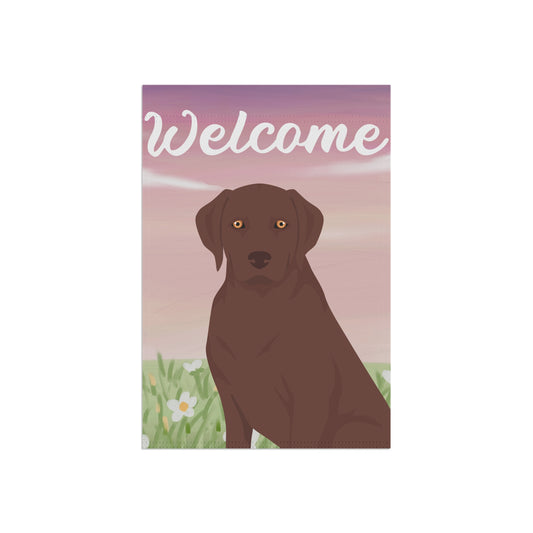 Labrador Retriever Dog Welcome Garden Flag