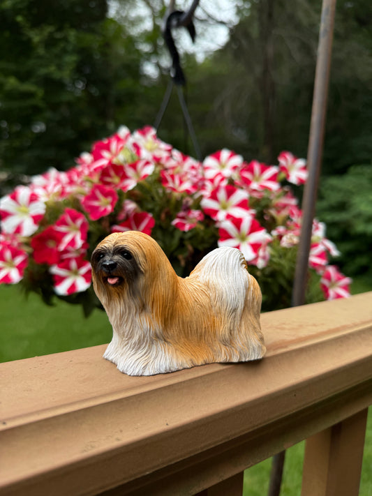 Lhasa Apso Dog Figurine