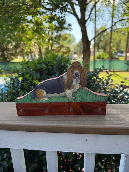 Basset Hound Key/ Leash Rack