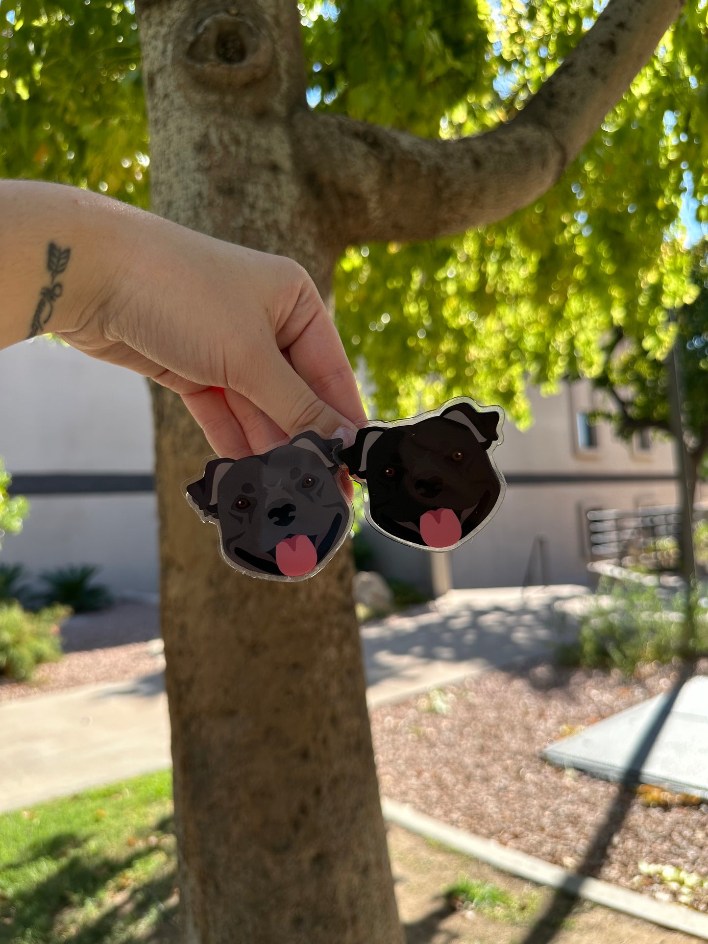 Staffordshire Bull Terrier Dog Clip 2.5in