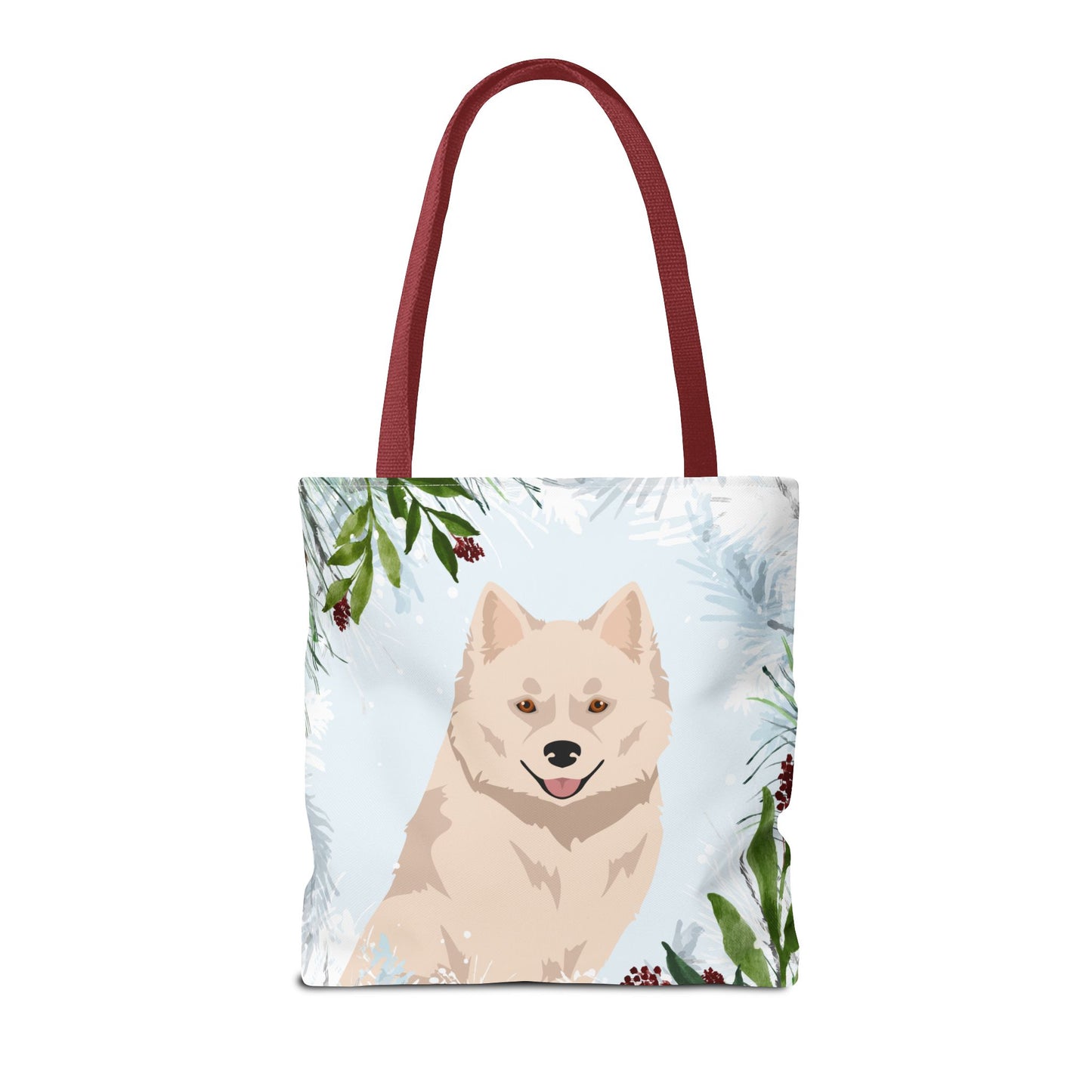 Nenets Herding Laika Dog Christmas Holiday Tote Bag 16x16