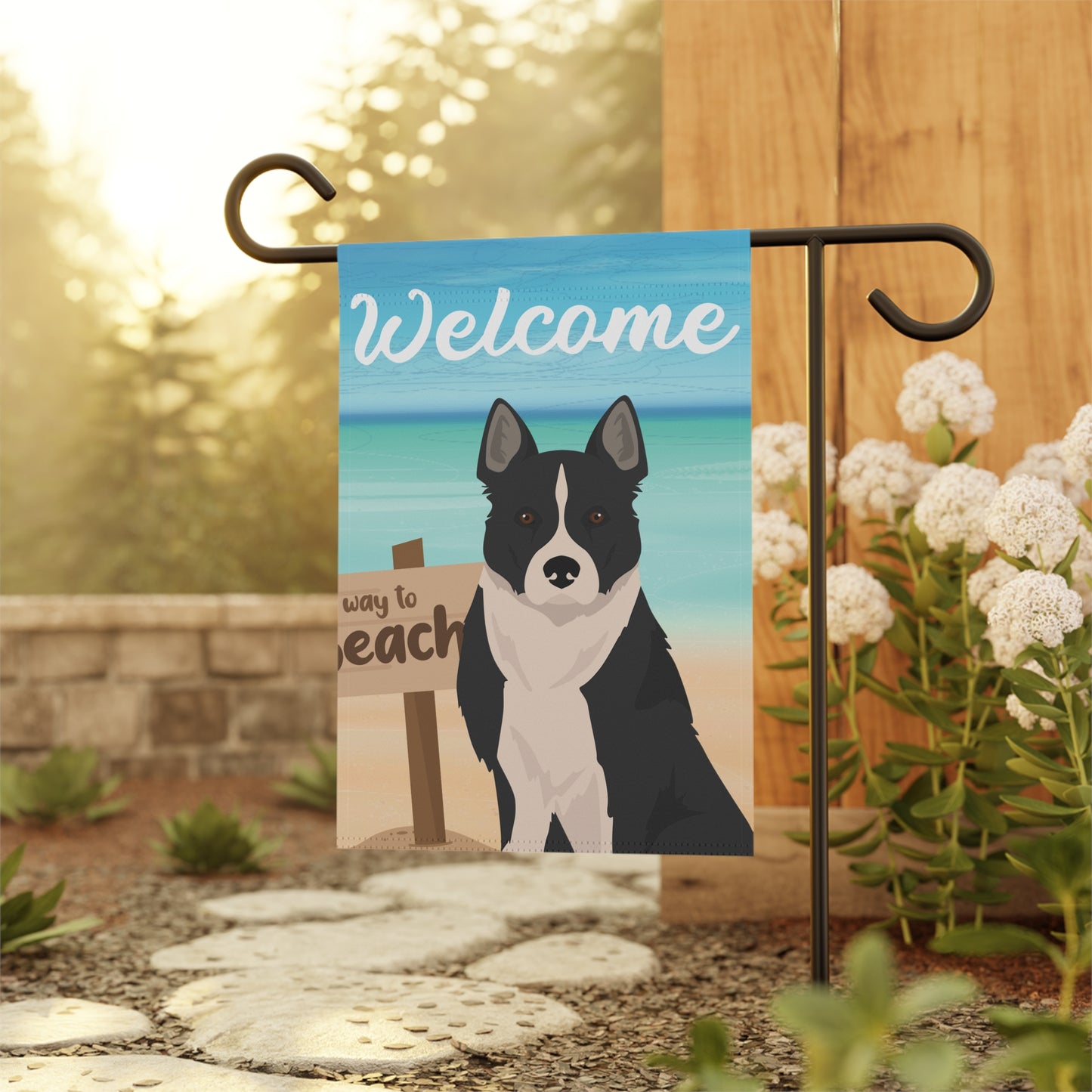Karelian Bear Dog Dog Garden Flag