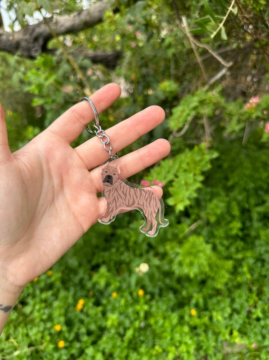 Presa Canario Dog 2.5in Acrylic Keychain