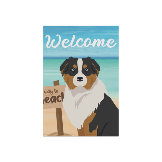 Australian Shepherd Dog Garden Flag