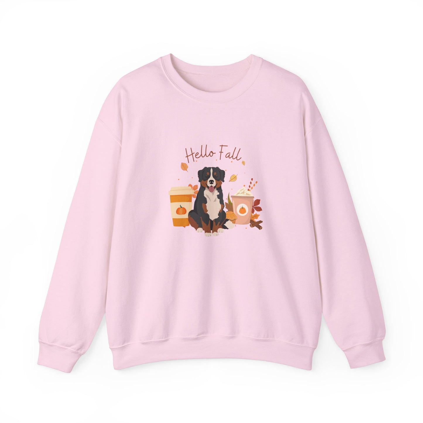 Bernese Mountain Dog Fall Unisex Heavy Blend Crewneck Sweatshirt