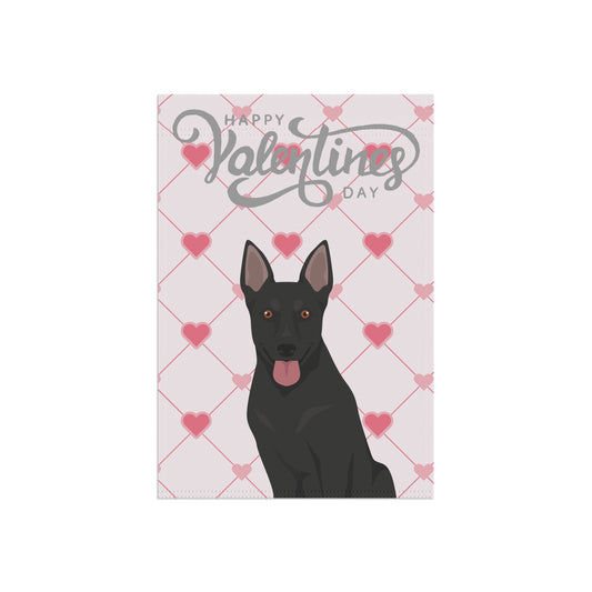 Australian Cattle Dog Valentines Day Garden Flag