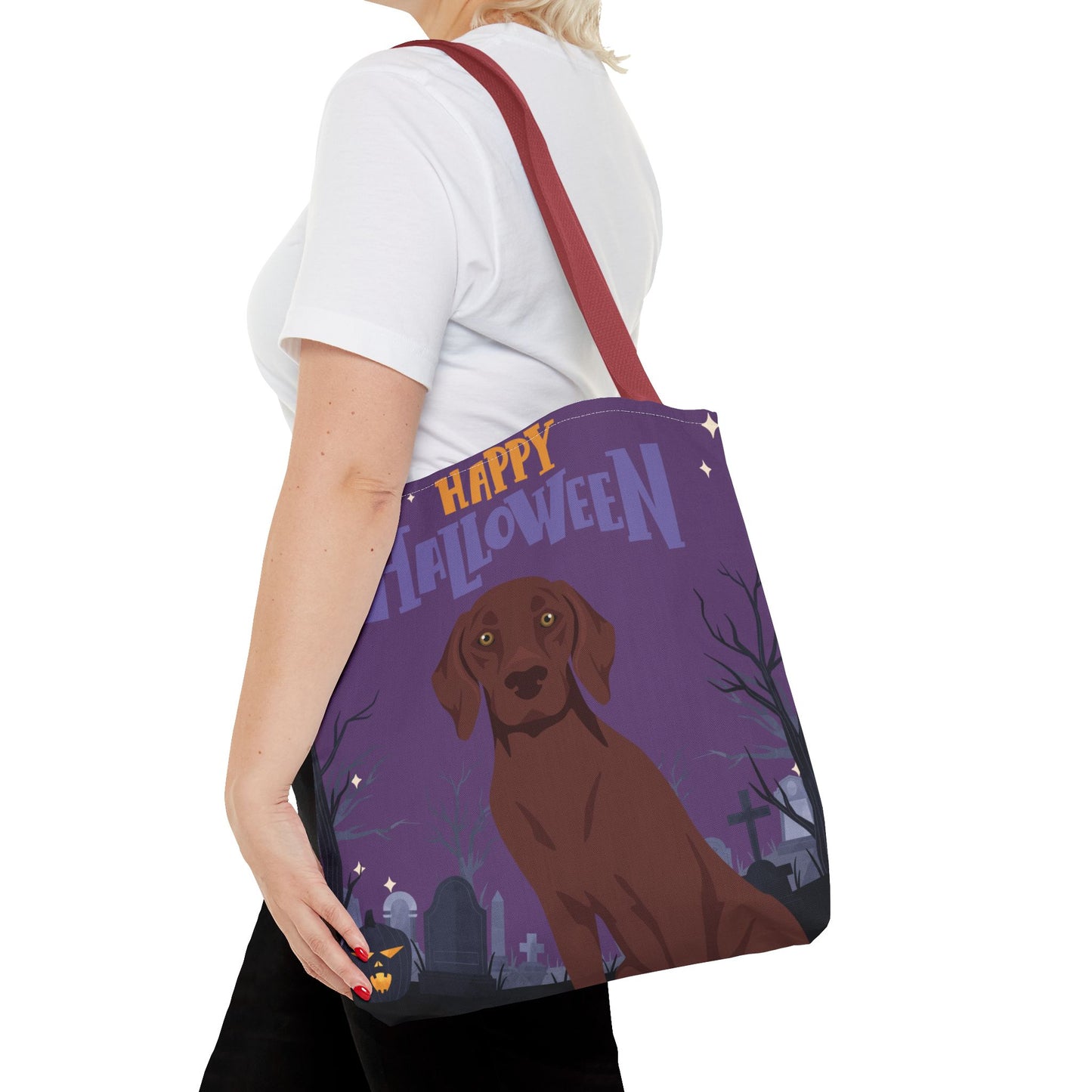 German Shorthaired Pointer Dog Happy Halloween Tote Bag 16x16