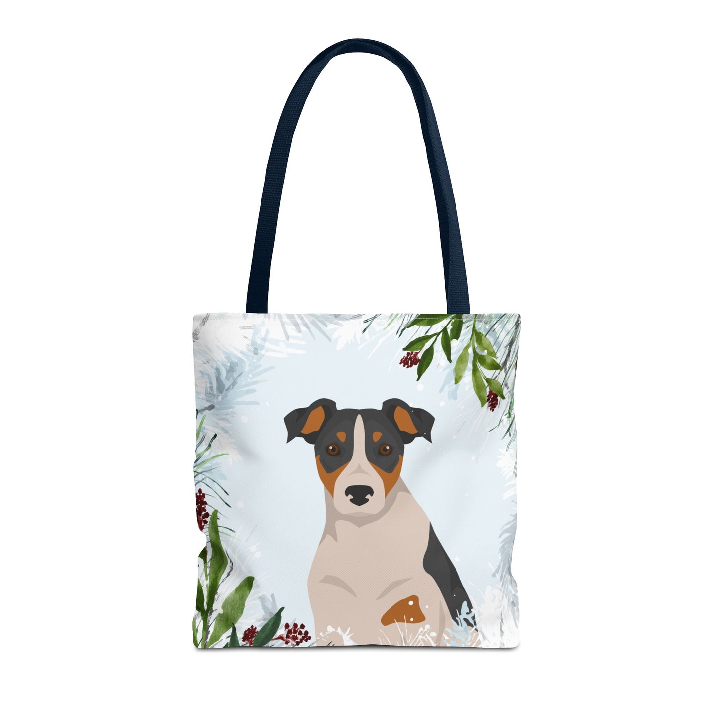 Parson Russell Terrier Dog Christmas Holiday Tote Bag 16x16