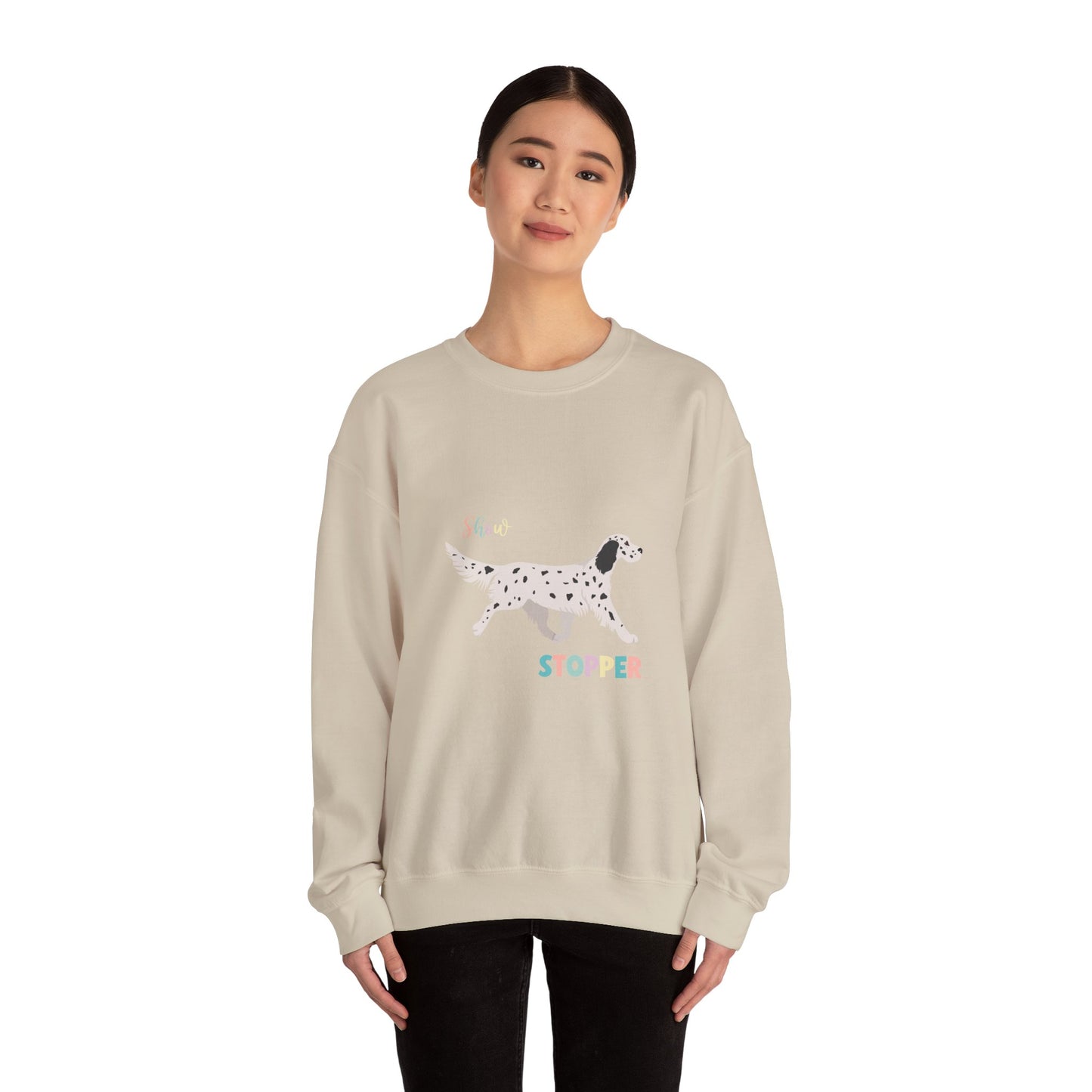 English Setter Dog Unisex Heavy Blend Crewneck Sweatshirt
