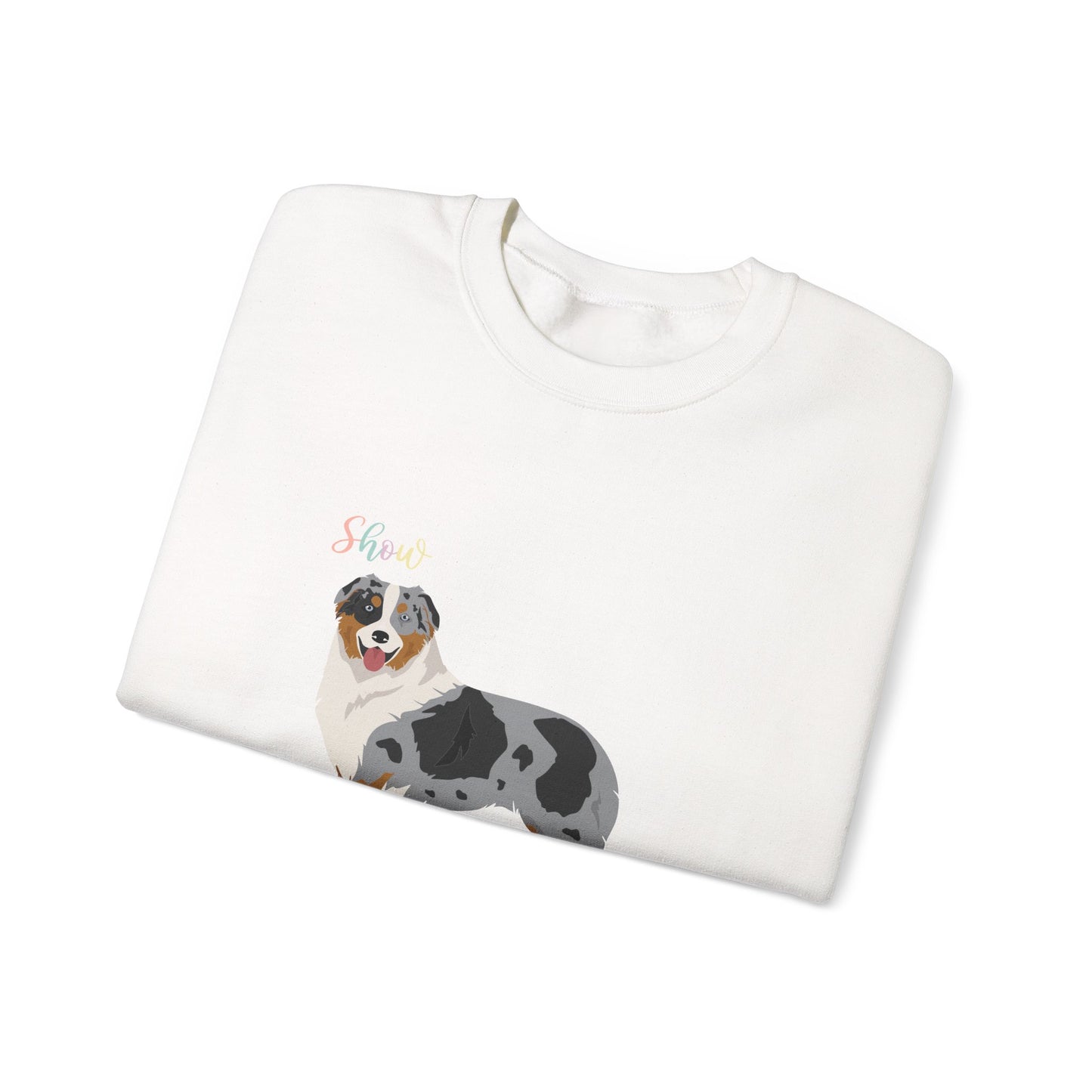 Australian Shepherd Dog Unisex Heavy Blend Crewneck Sweatshirt