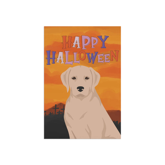 Labrador Retriever Dog Halloween Garden Flag
