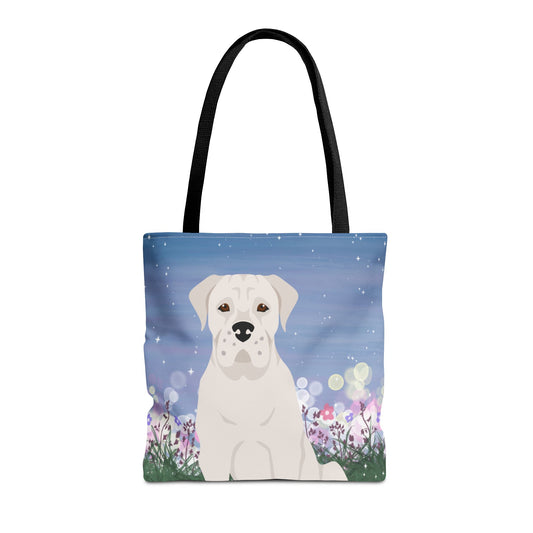 Dogo Argentino Dog Tote Bag 16x16