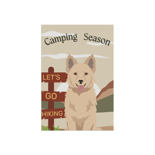Mudi Dog Camping Garden Flag
