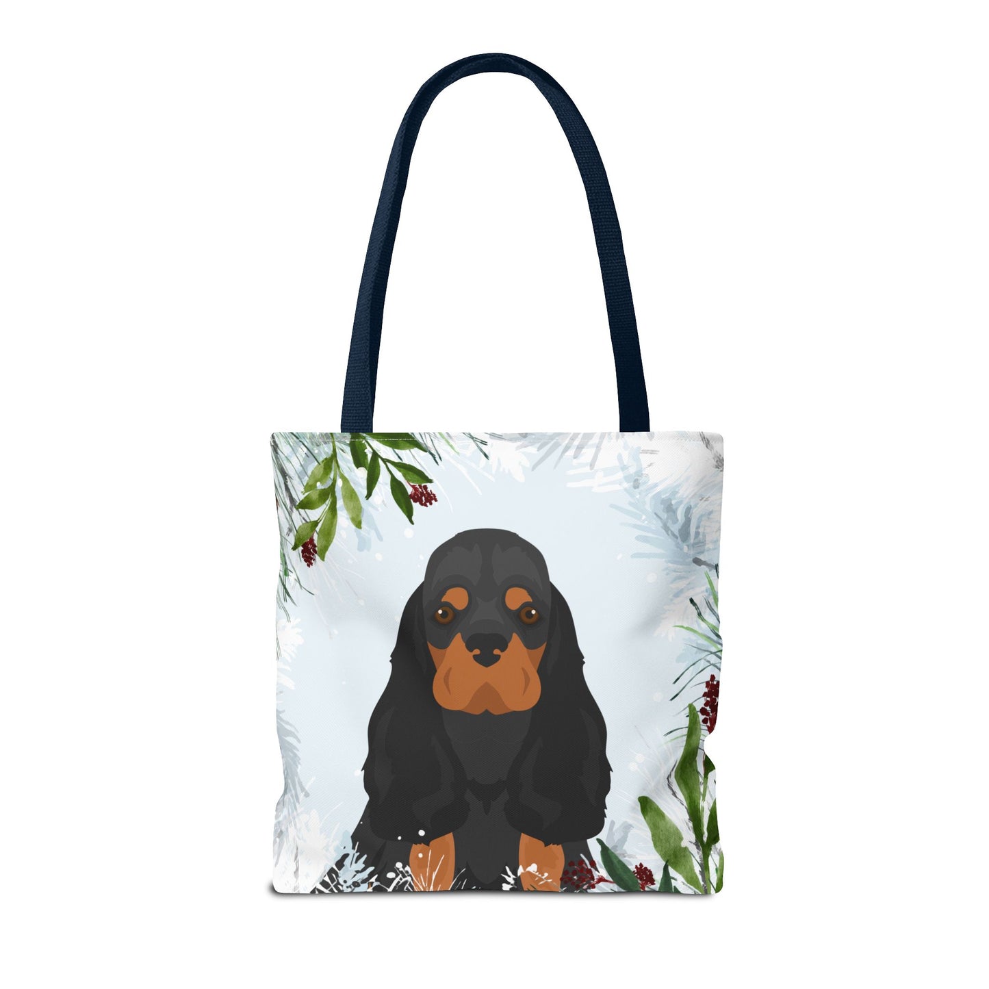 Cocker Spaniel Dog Christmas Holiday Tote Bag 16x16