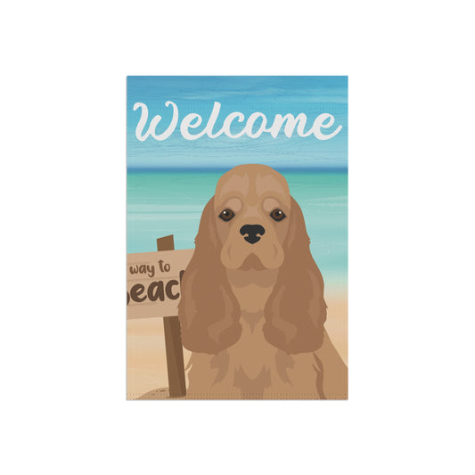 Cocker Spaniel Dog Garden Flag