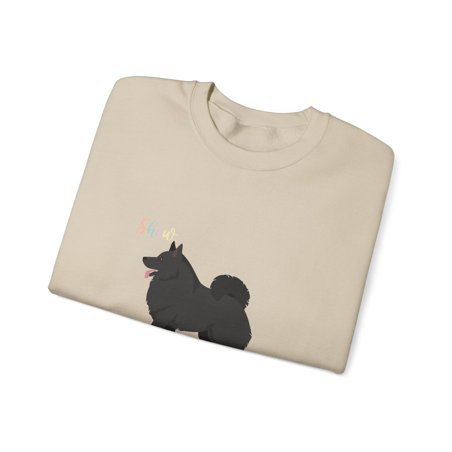 Schipperke Dog Unisex Heavy Blend Crewneck Sweatshirt