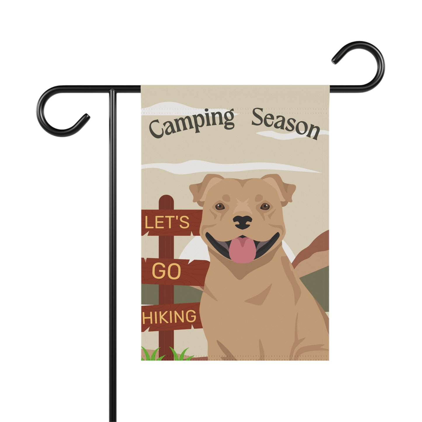 Staffordshire Bull Terrier Dog Camping Garden Flag
