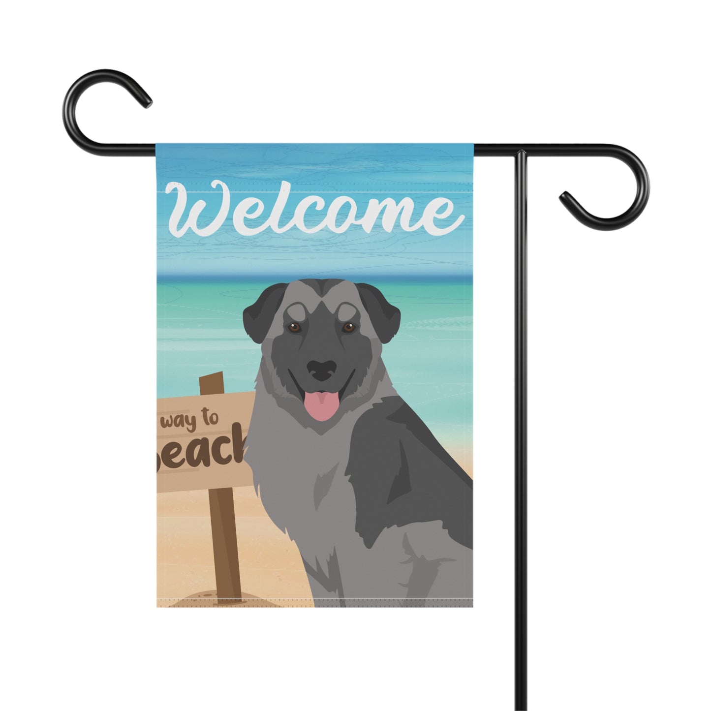Carpathian Shepherd Dog Garden Flag