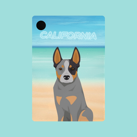 Australian Cattle Dog Keychain