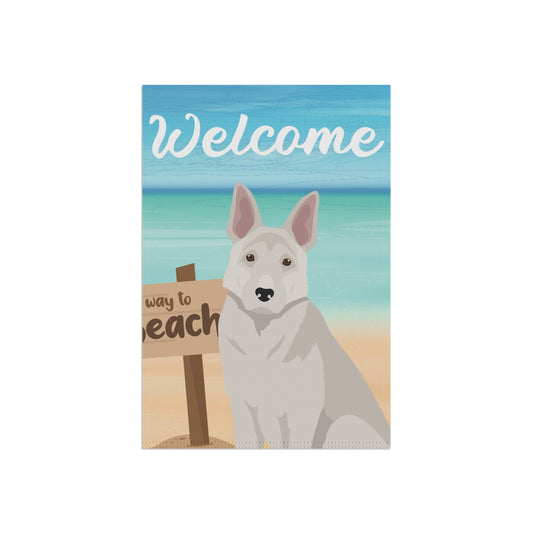 German Shepherd Dog Garden Flag