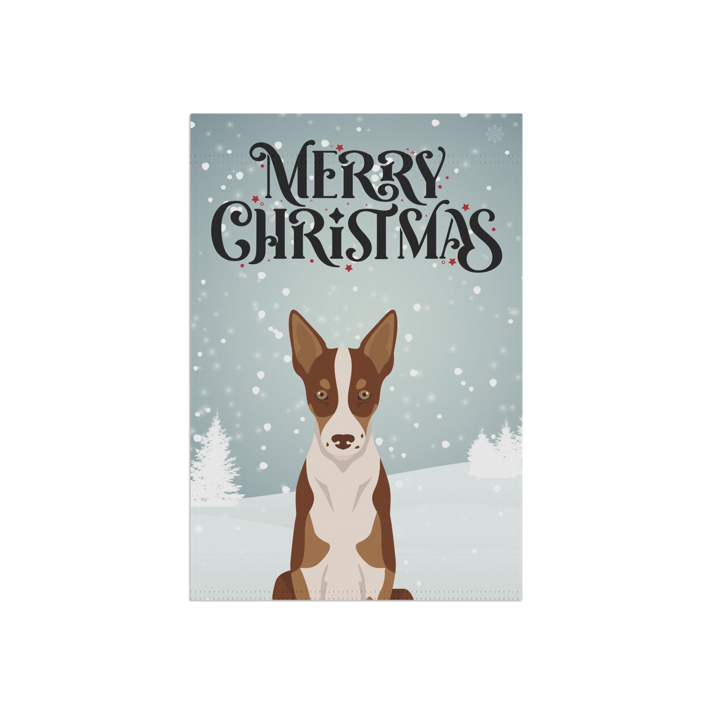 Smooth Border Collie Dog Garden Flag