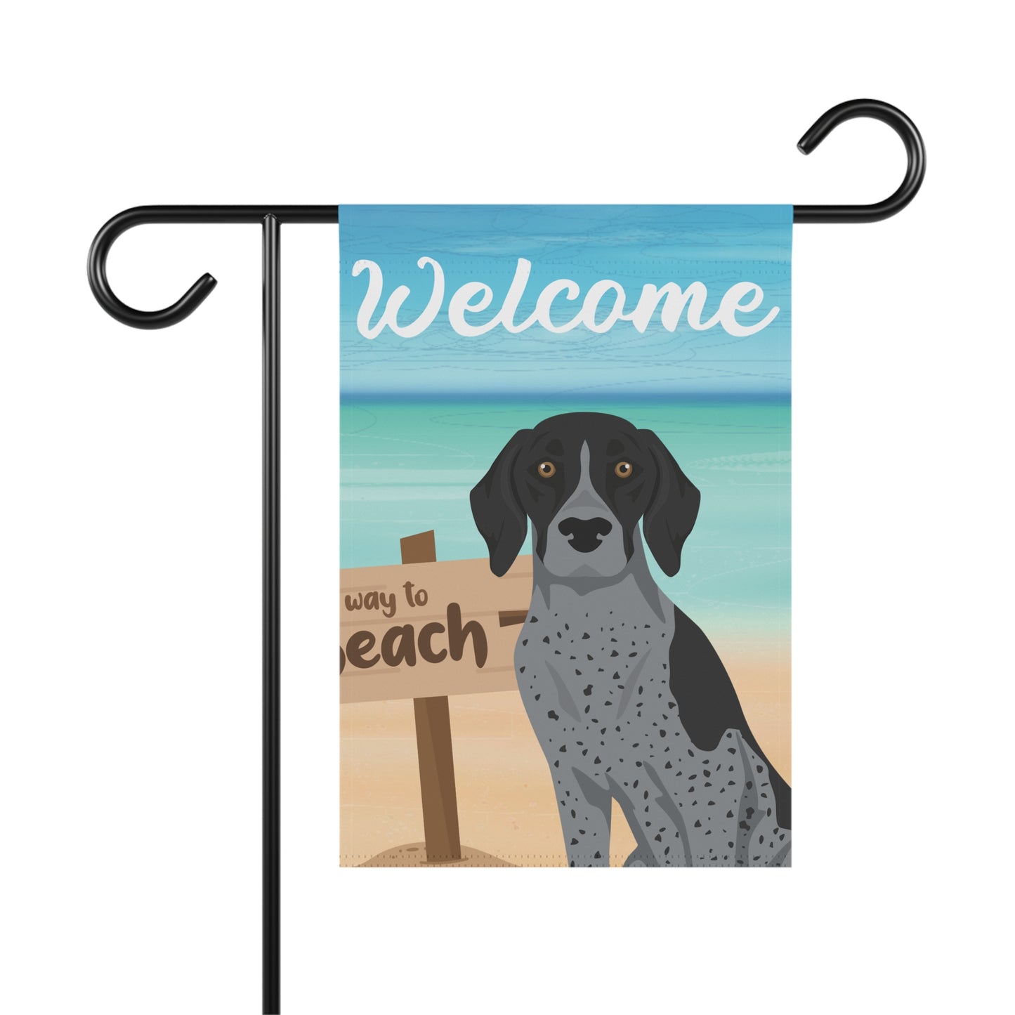 German Shorthaired Pointer Dog Garden Flag
