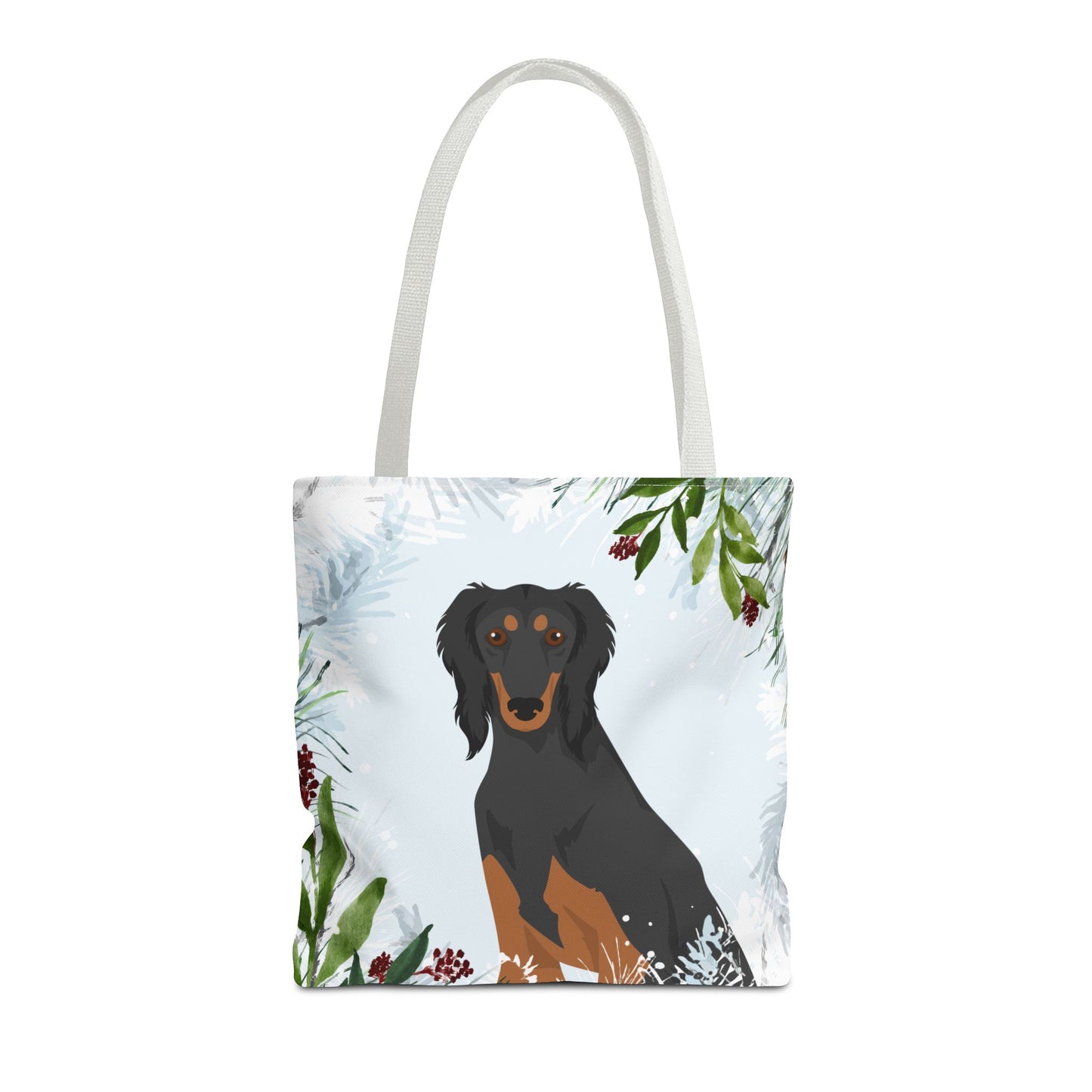 Saluki Dog Christmas Holiday Tote Bag 16x16
