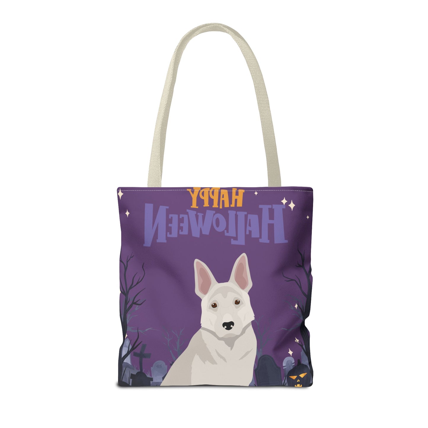German Shepherd Dog Happy Halloween Tote Bag 16x16
