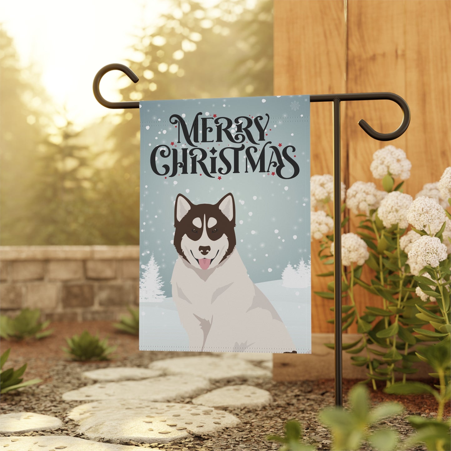 Canadian Inuit Dog Garden Flag