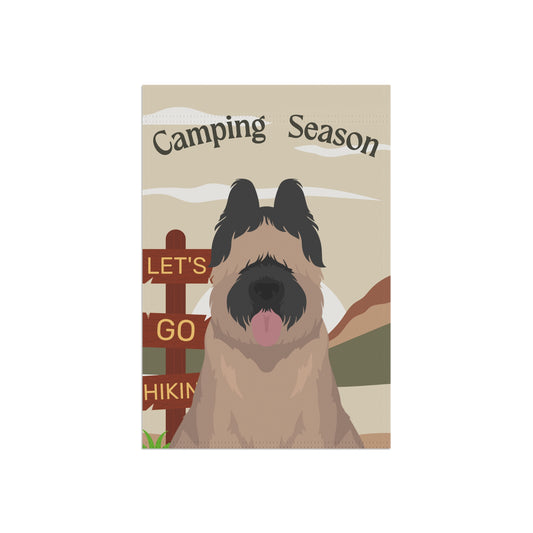 Briard Dog Camping Garden Flag