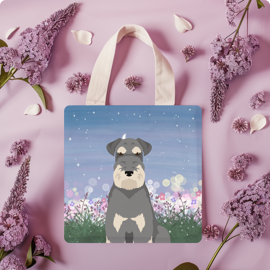 Schnauzer Dog Tote Bag 13x13
