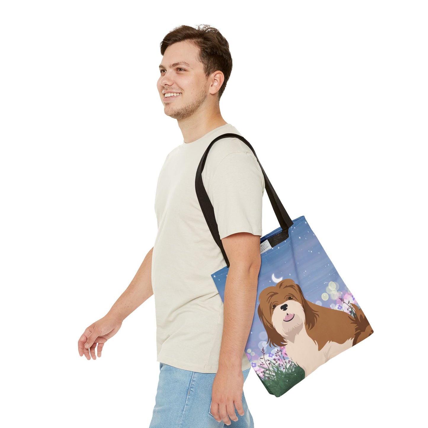 Lhasa Apso Dog Tote Bag 16x16