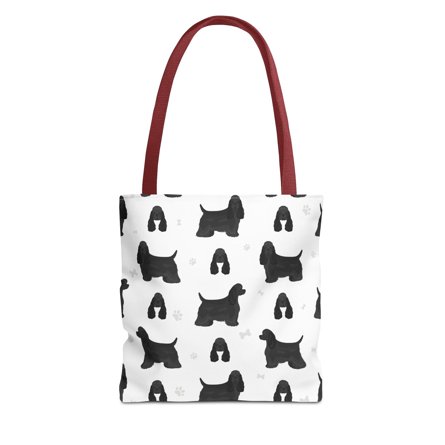 American Cocker Spaniel Dog Tote Bag, Cocker Spaniel Dog Mom Gift