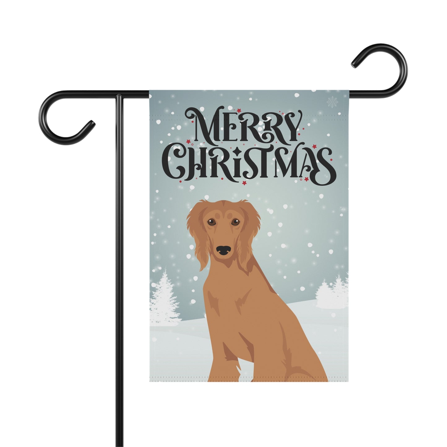 Saluki Dog Garden Flag