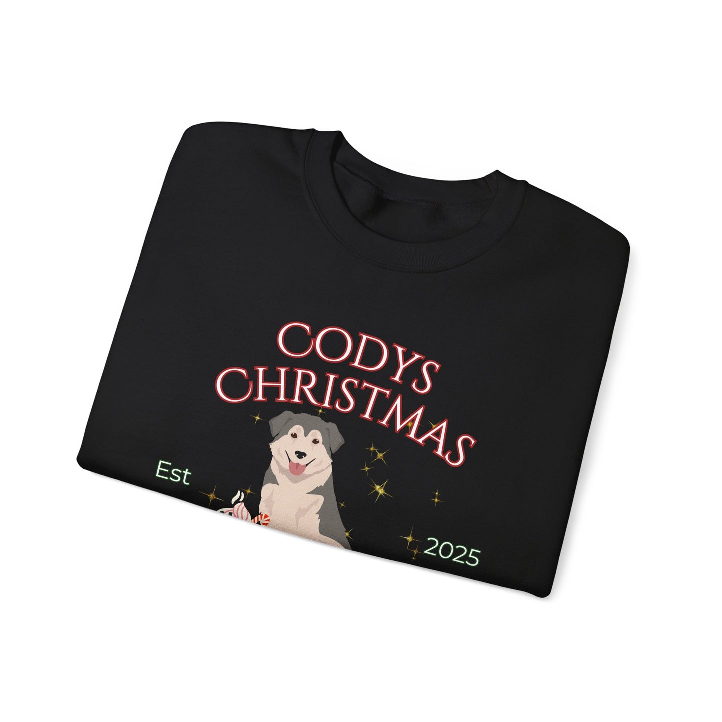 Aidi Dog Christmas Social Club Unisex Heavy Blend Crewneck Sweatshirt Custom Name