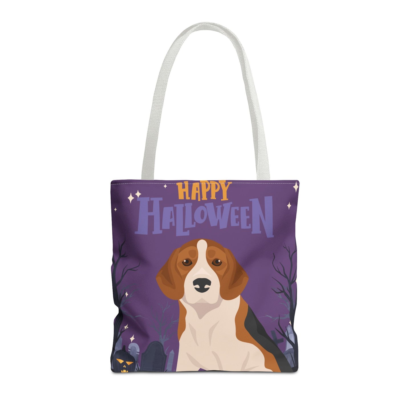 Beagle Dog Happy Halloween Tote Bag 16x16