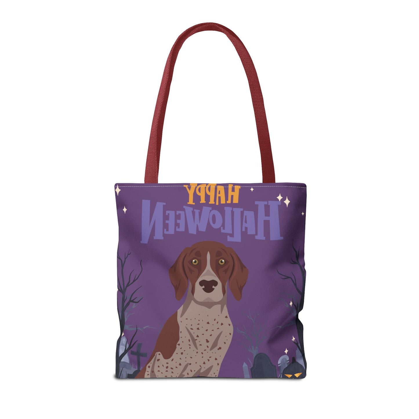 German Shorthaired Pointer Dog Happy Halloween Tote Bag 16x16
