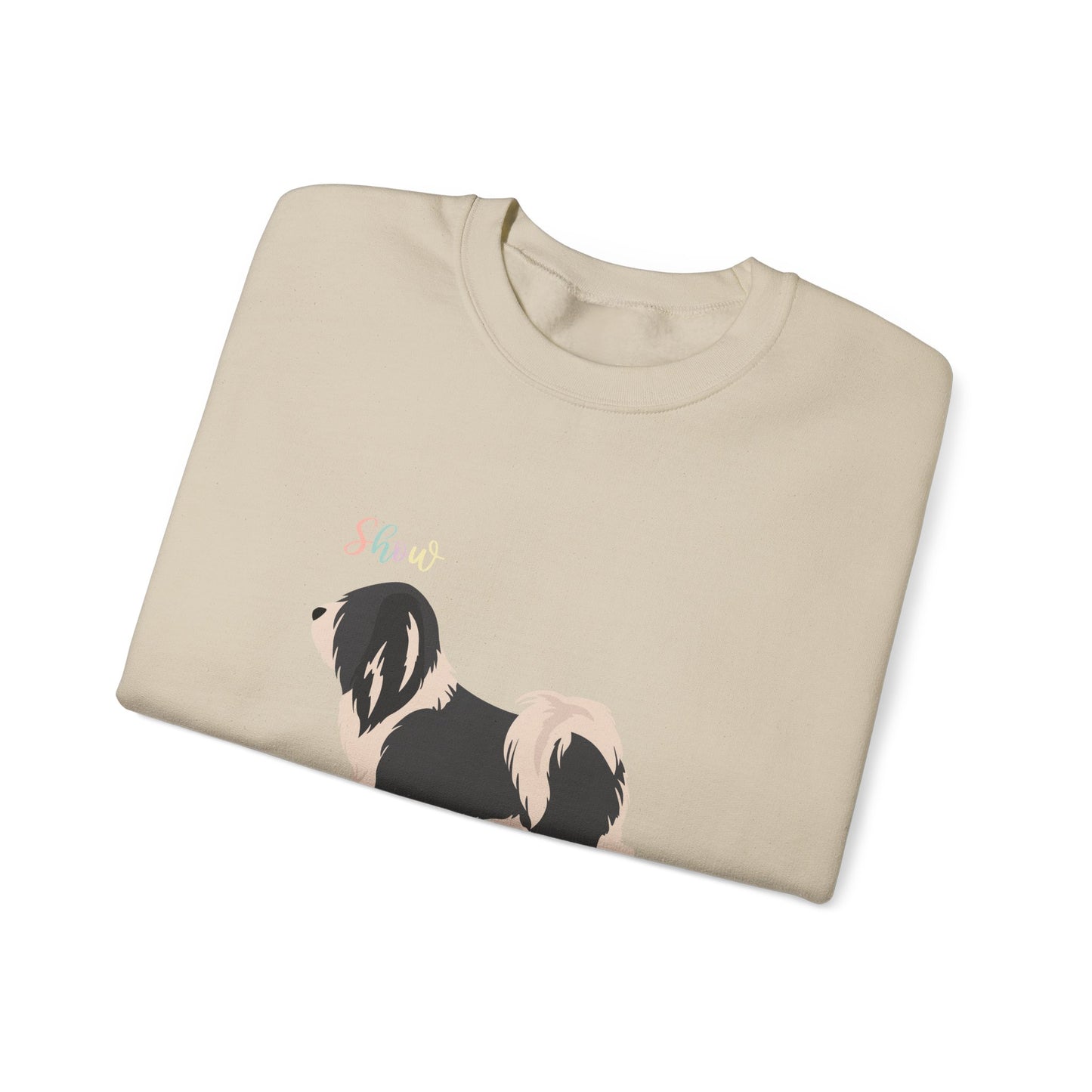 Tibetan Terrier Dog Unisex Heavy Blend Crewneck Sweatshirt
