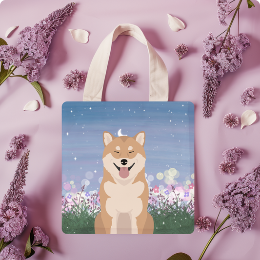 Shiba Inu Dog Tote Bag 13x13