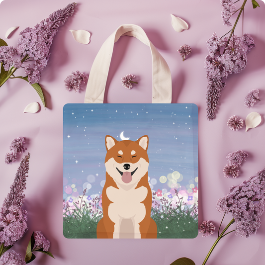 Shiba Inu Dog Tote Bag 13x13