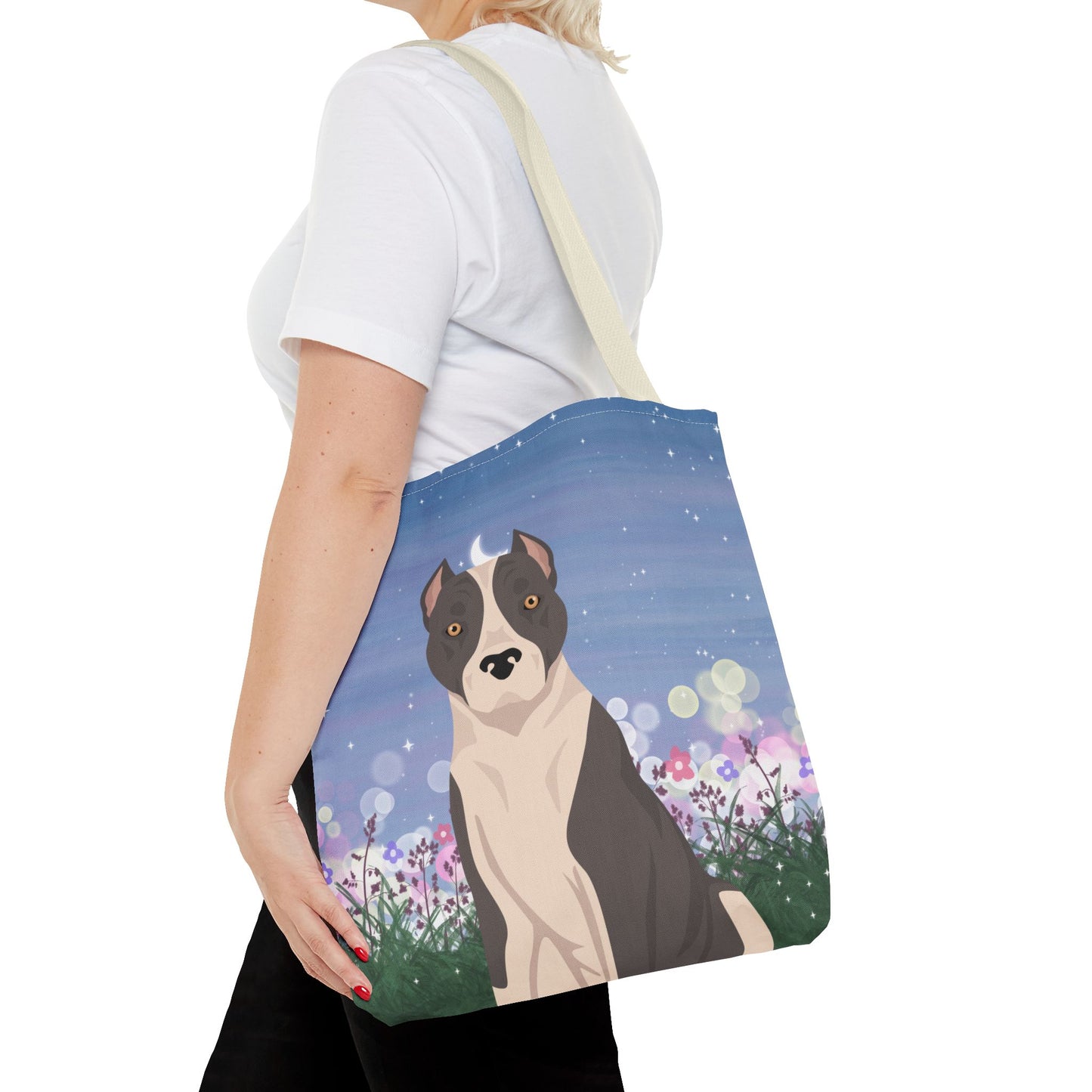 American Staffordshire Terrier Dog Tote Bag 16x16